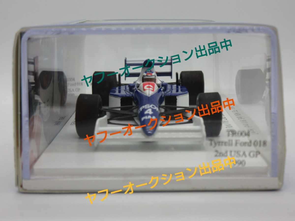 1/43 SPARK J.アレジ ティレル フォード018 1990年 アメリカGP 2位