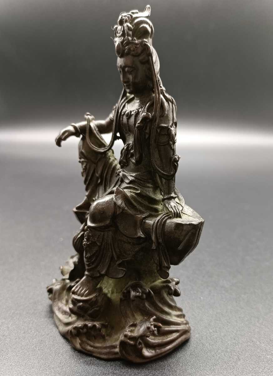 観音菩薩 仏像 置物 小物 仏教徒 真鍮 観音菩薩像 銅 銅の通販 安い