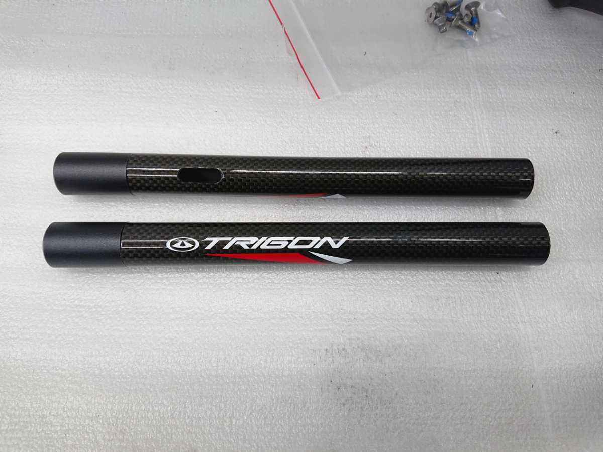 トライゴン TRIGON TTハンドル DHバー 未使用品 カーボン(ハンドル
