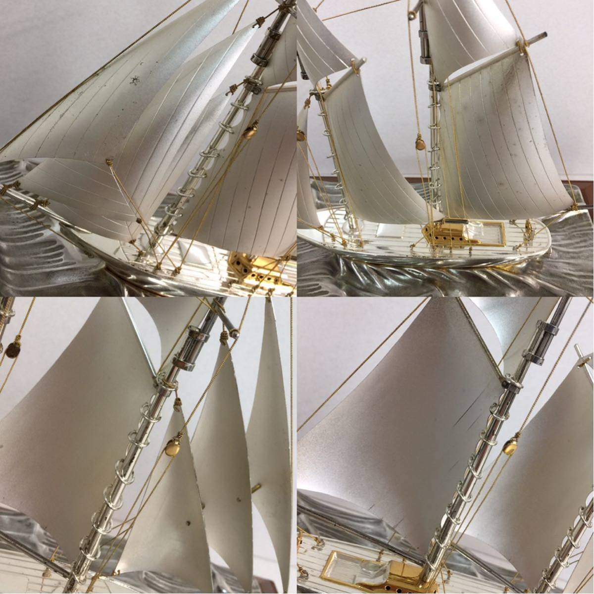 関工芸　ヨット　銀製品　960 Sterling 11991*9 seki ヨット STERLING 960 銀製 関工芸 船 置物