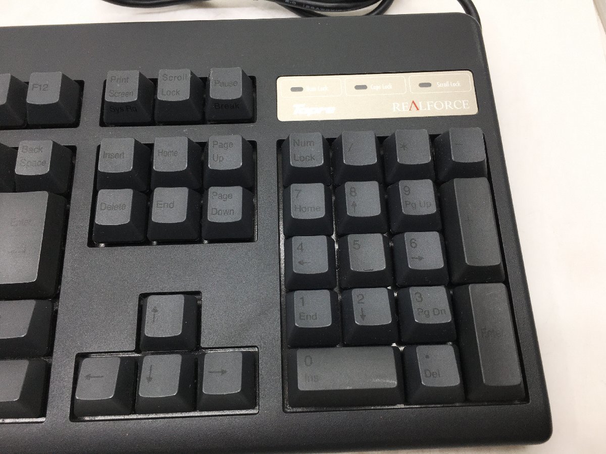 Topre】東プレ REALFORCE 108UDK SJ38C0 昇華印刷墨モデル 静電容量無 