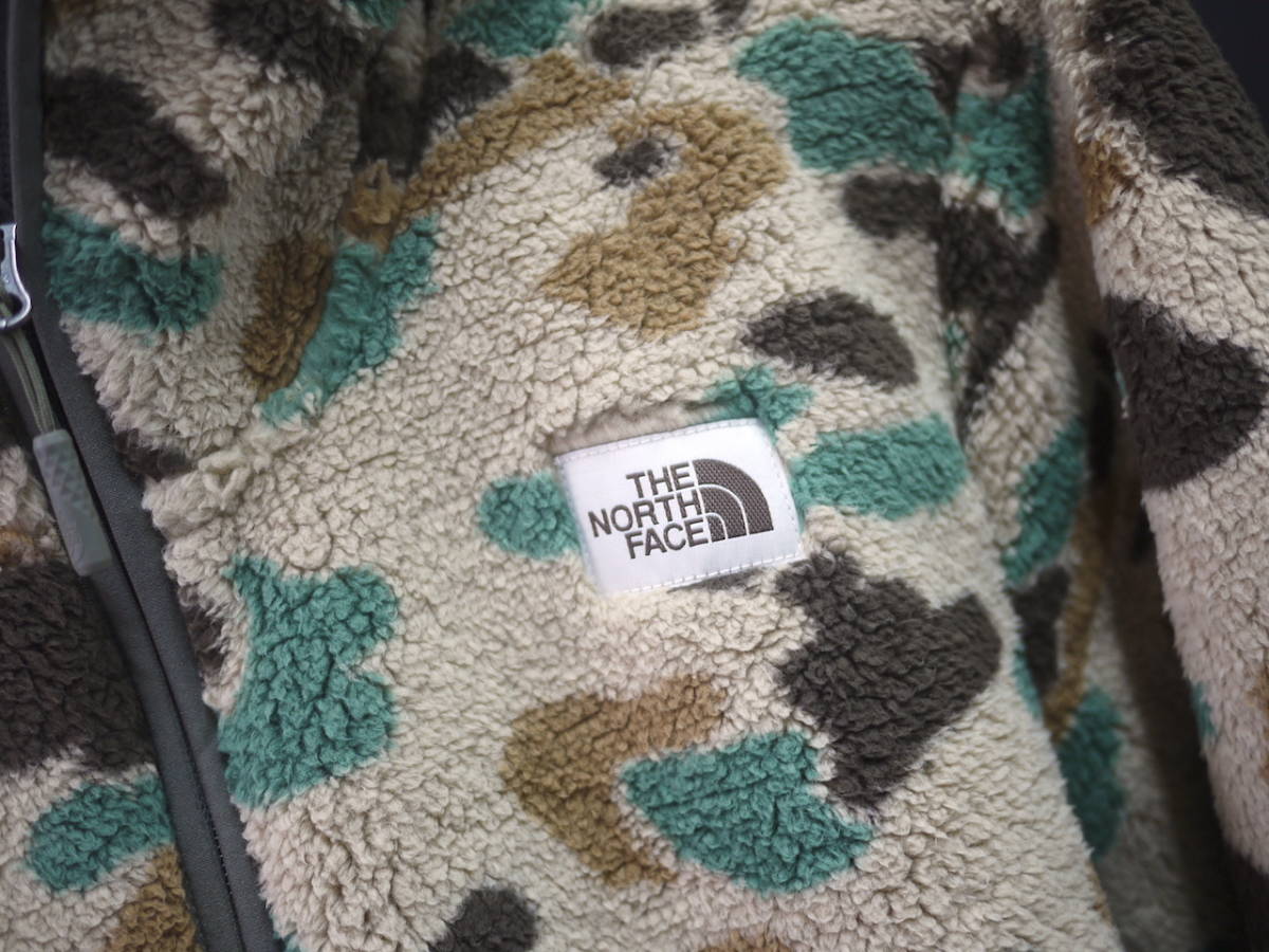 日本未発売 新品 XL/THE NORTH FACE CAMPSHIRE JKT ノースフェイス もこもこ シェルパフリース ジャケット グリーンカモフラ 迷彩