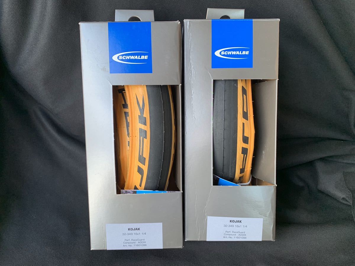 4本在庫有り□Schwalbe Kojak tan 16×1-1/4□シュワルベ コジャック 