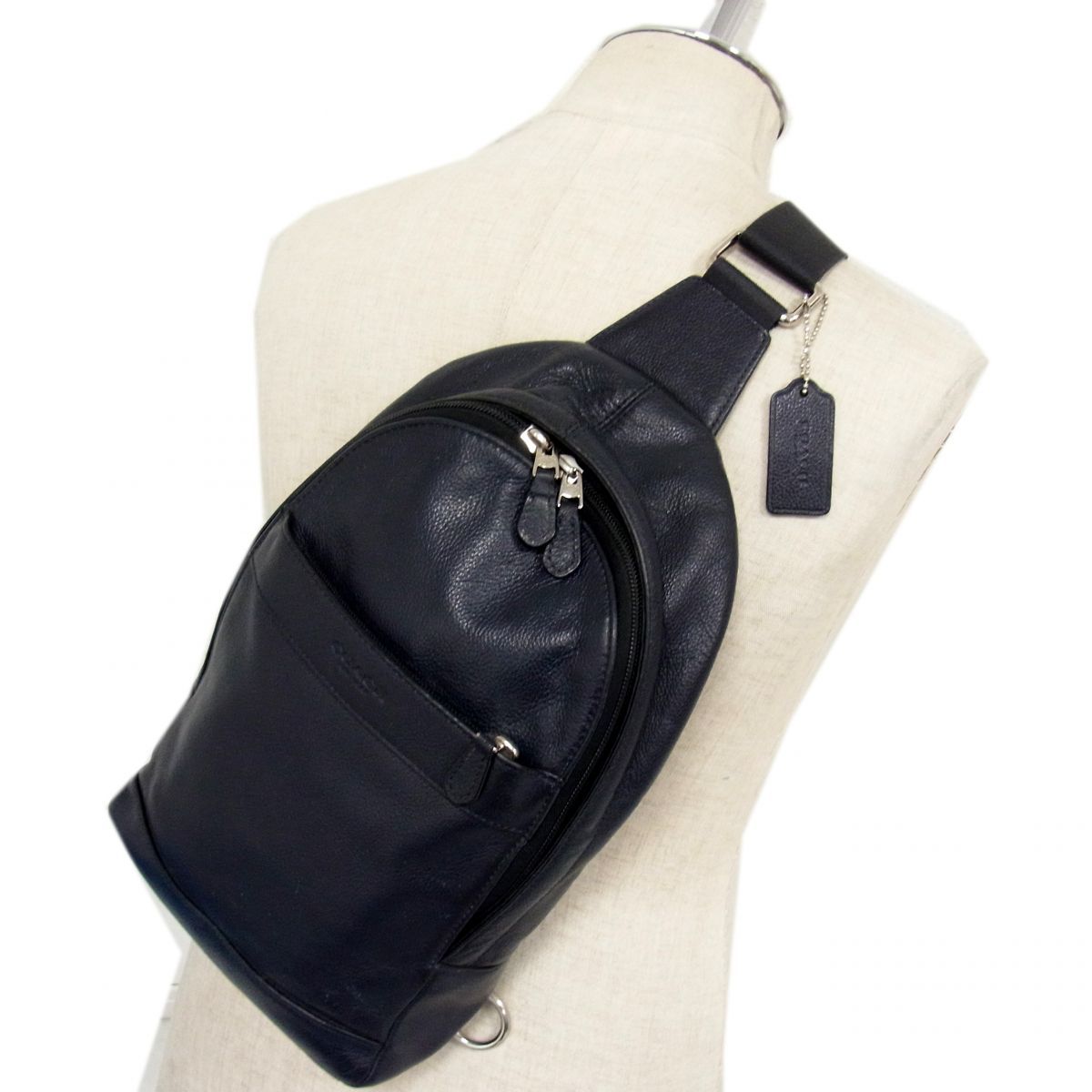 本物保証，100%新品 メンズ COACH コーチ ワンショルダー クロスボディバッグ ダークネイビー F54770 モデル ユニセックス 1円(男性用)｜売買されたオークション情報、yahooの商品情報をアーカイブ公開 - オークファ かばん、バッグ