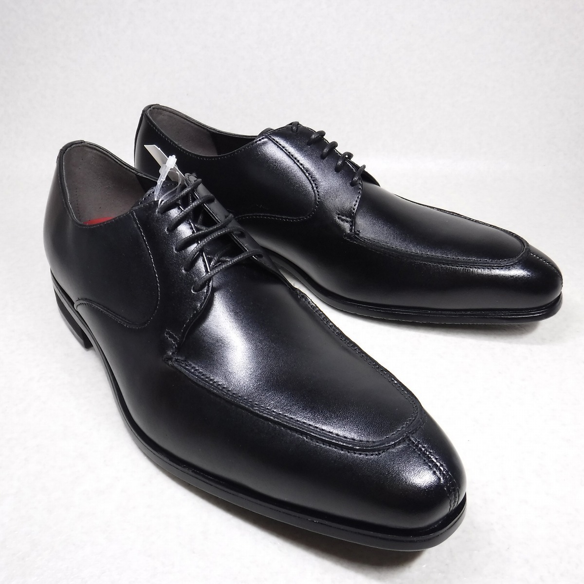 KK767 madras MODELLO マドラス モデロ 新品 定価18700円 黒 キップ牛革 外羽根Uチップビジネスシューズ 26.5 3E MDL DS4103 冠婚葬祭 就活