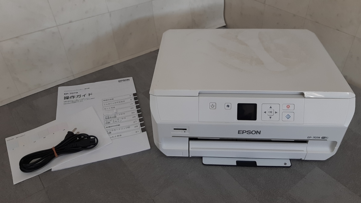 012T09□EPSON インクジェットプリンター EP-707A□