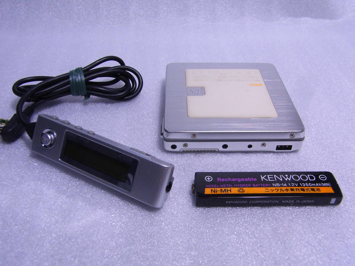 KENWOOD DMC-Q77 ポータブルMDプレーヤー □現状渡し□動作品 MDLP対応