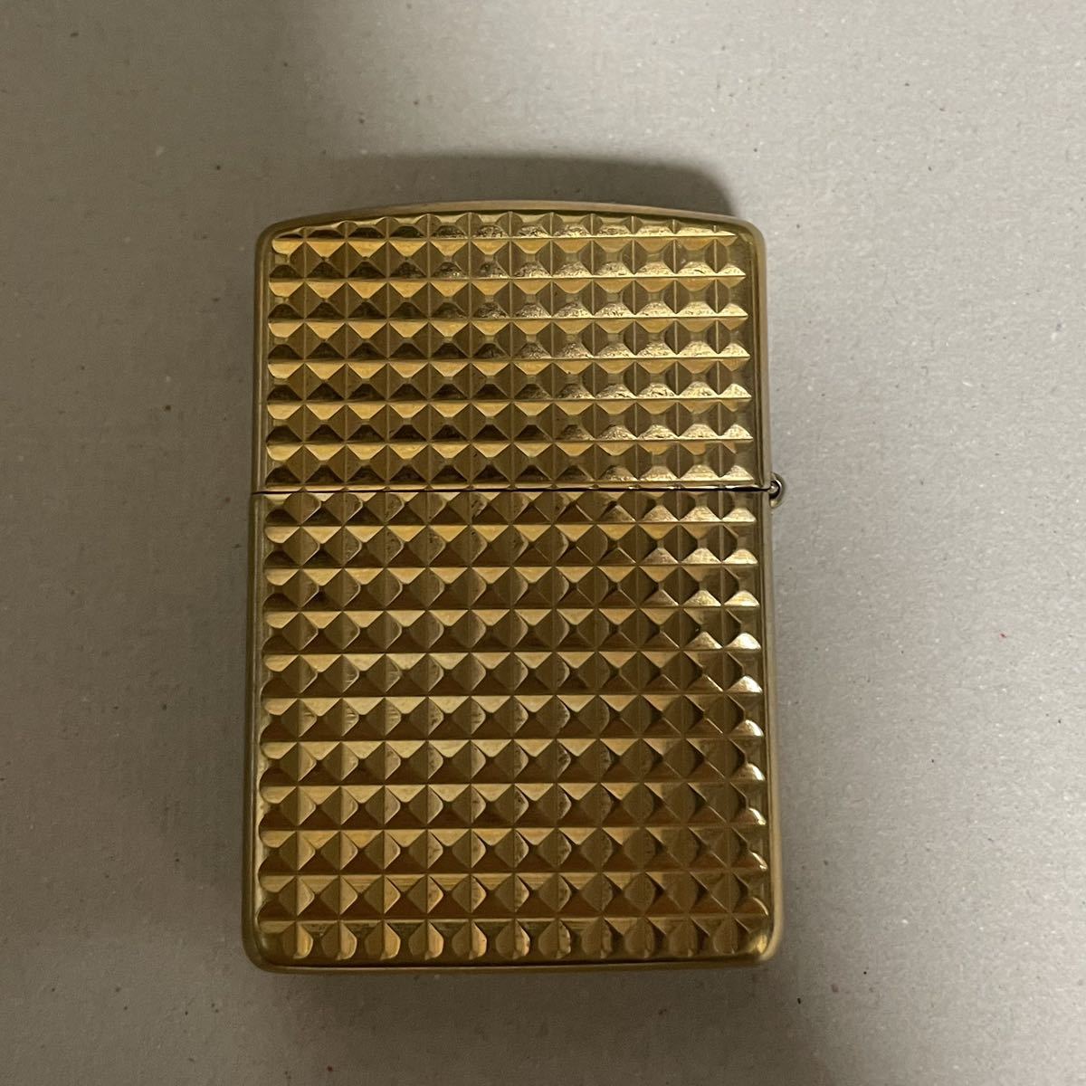SUPREME Zippo Diamond Cut Gold ジッポ ジッポー ガスライター