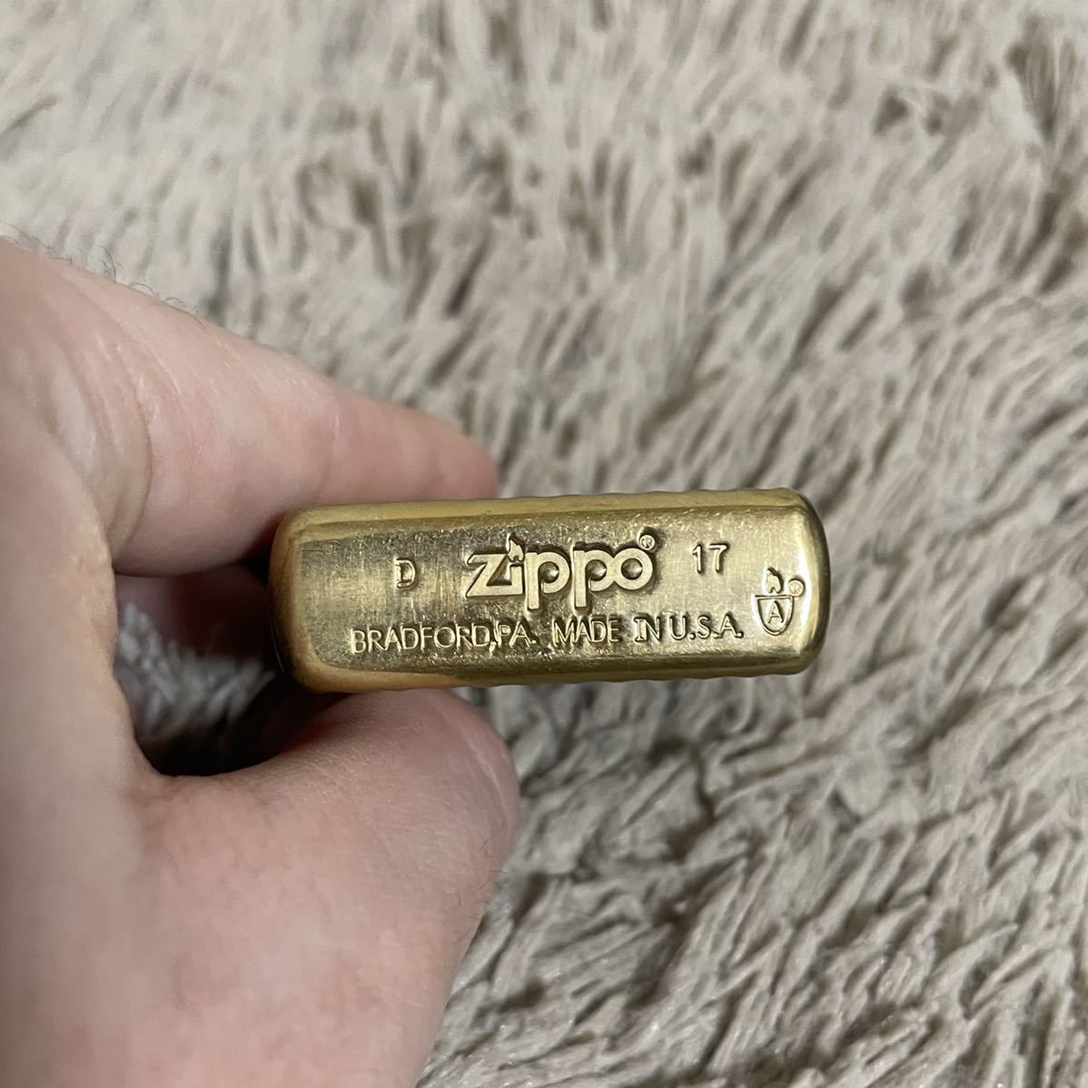 SUPREME Zippo Diamond Cut Gold ジッポ ジッポー ガスライター