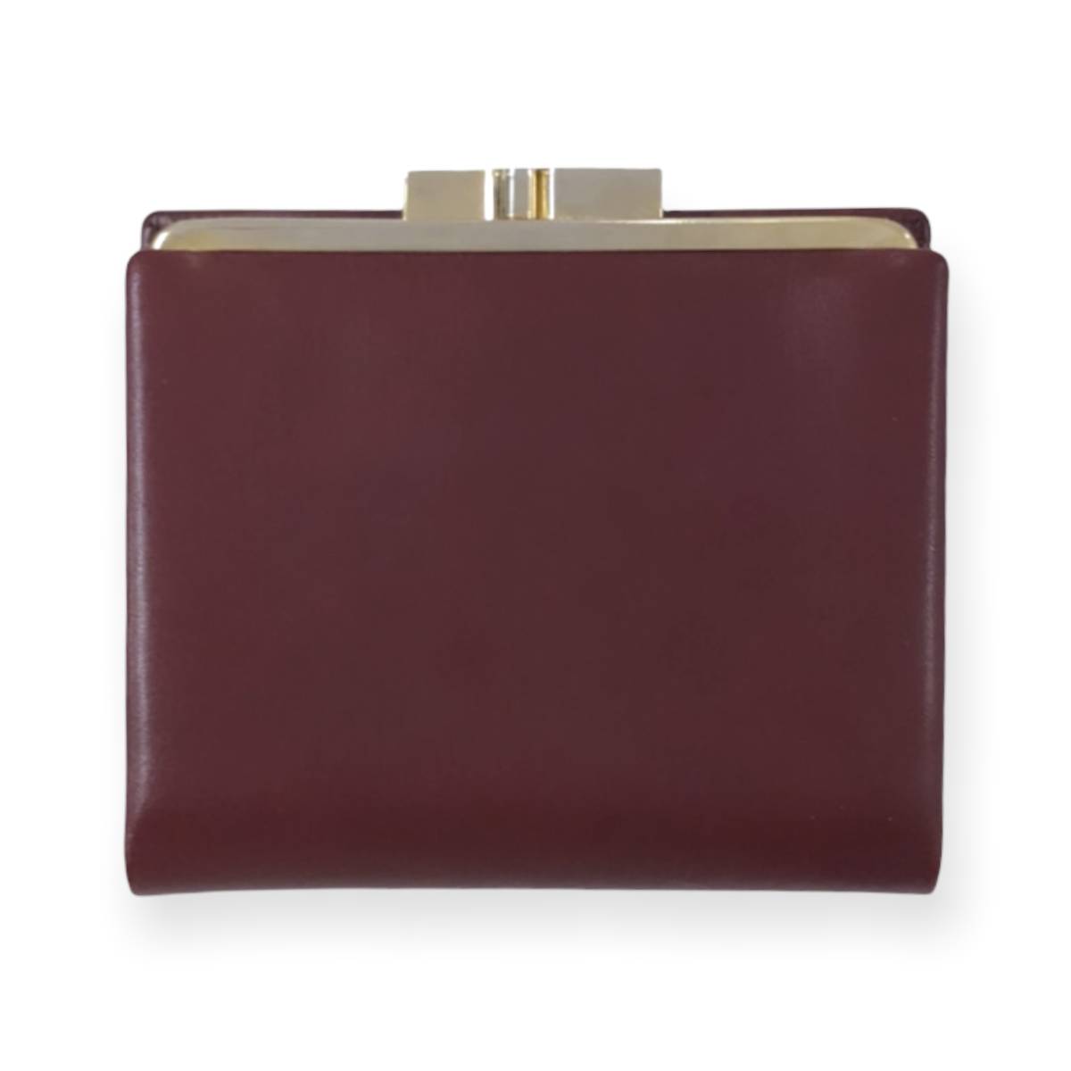 スペイン製 GIVENCHY ジバンシィ 二つ折り がま口 レザー 財布  