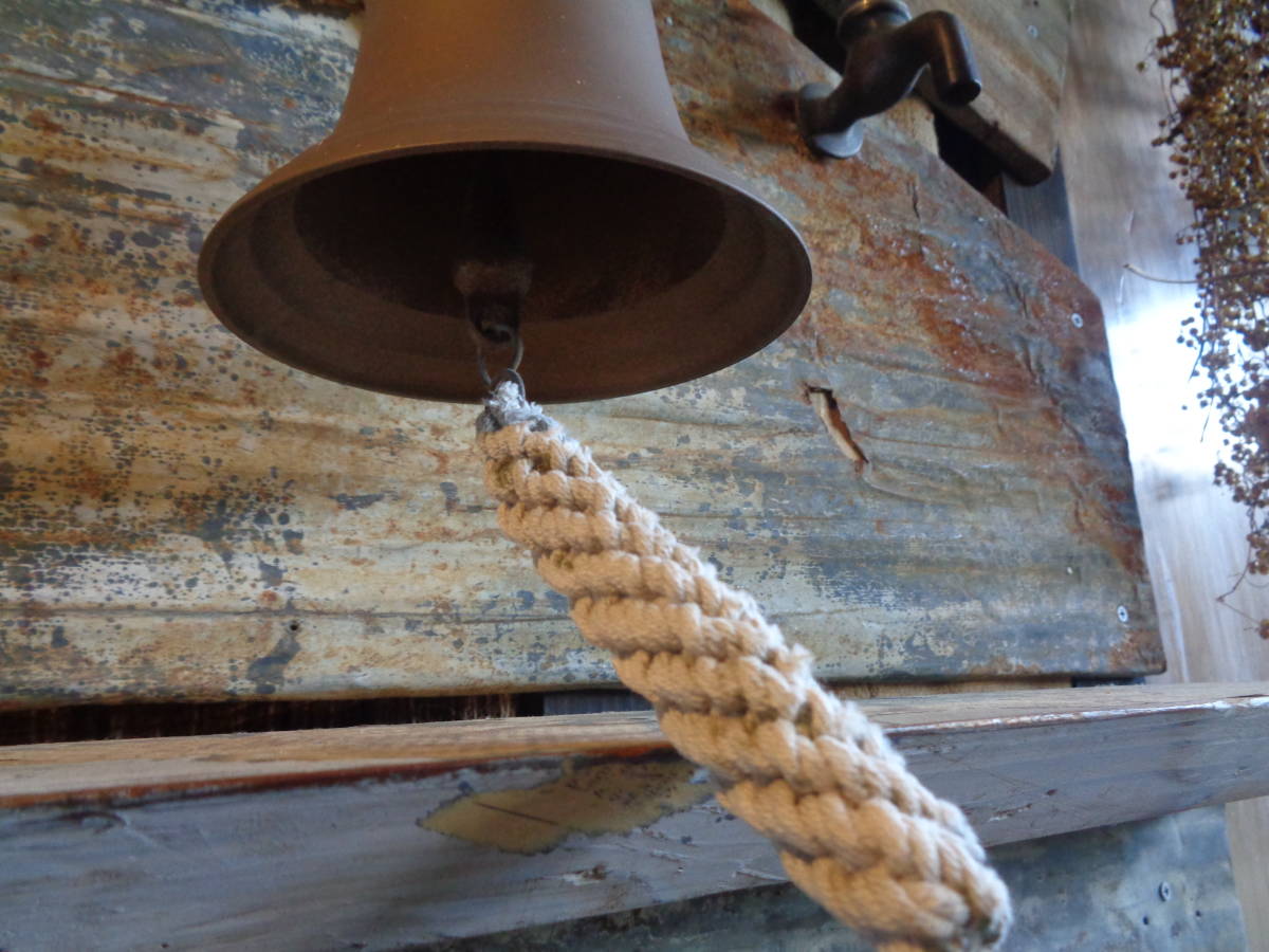 フランス蚤の市ドアベル】真鍮製ドアホン鐘アンティーク鈴チャイム