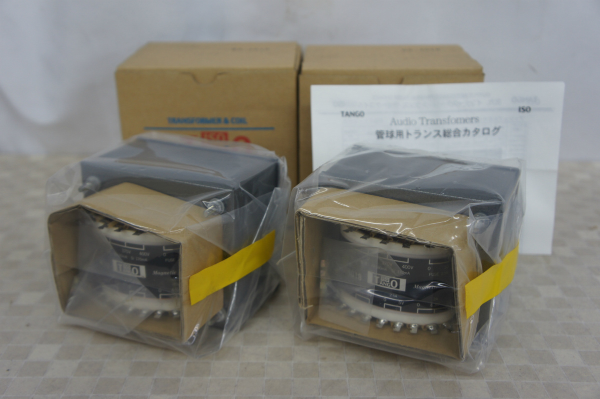 MF] 【未使用】TANGO タンゴ GS-4018 電源トランス 元箱付き 2個セット