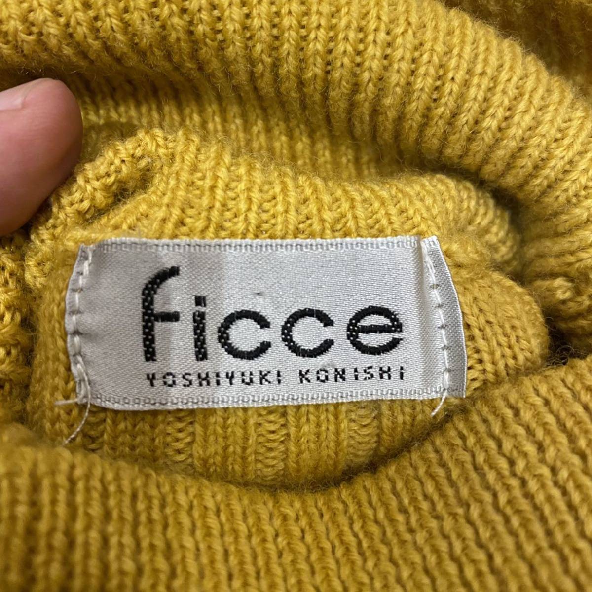 ☆ficce/フィッチェ/3Dニット/タートルネック/ニット/セーター/ニット 