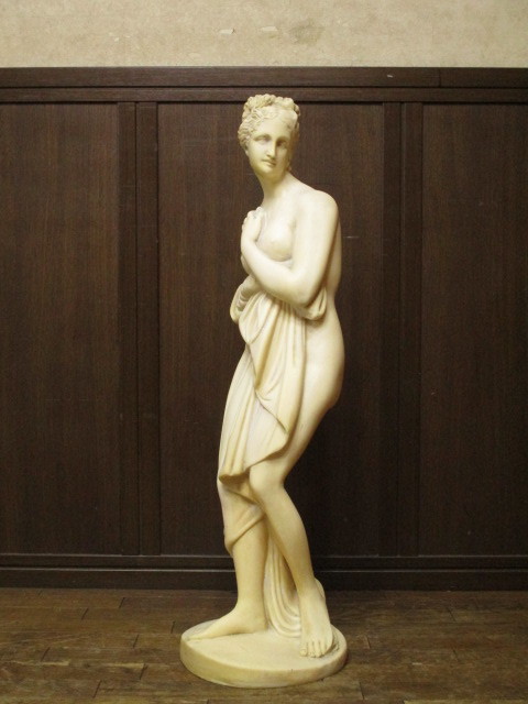 逸品 西洋美術 SCULPTURE 彫刻 ヴィーナス像 H62㎝ 重さ16㎏ 裸婦像