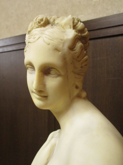逸品 西洋美術 SCULPTURE 彫刻 ヴィーナス像 H62㎝ 重さ16㎏ 裸婦像