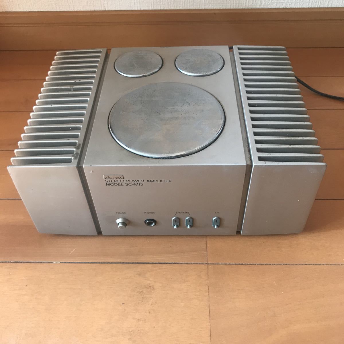 東芝 Aurex SC-M15 オーレックス パワーアンプ 動作品 TOSHIBA
