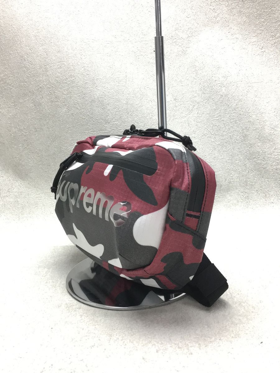 Supreme◆21ss/Waist Bag/Red Camo/ウエストバッグ/ナイロン/RED/カモフラ