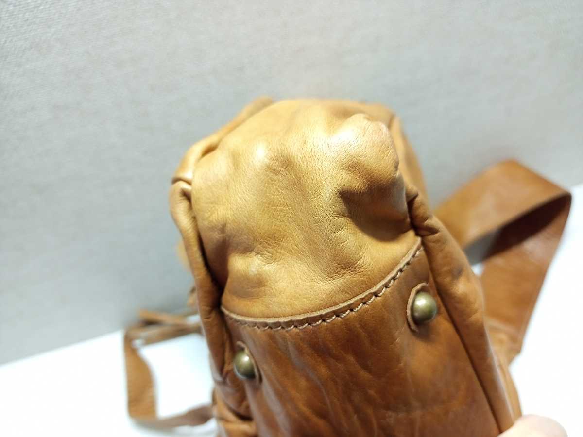 Cuir Jouer Cube☆本革ショルダーバッグ☆茶色(ショルダーバッグ 