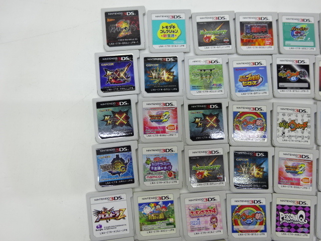 19SA○ニンテンドー3DS ゲームソフト カード 90個 セット まとめ売り 