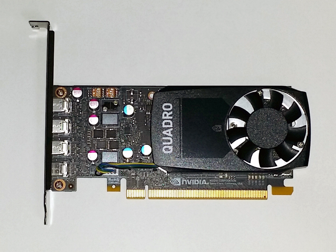 消費税無料!正常動作確認済み NVIDIA Quadro P620 2GB GDDR5 VRAM 最大