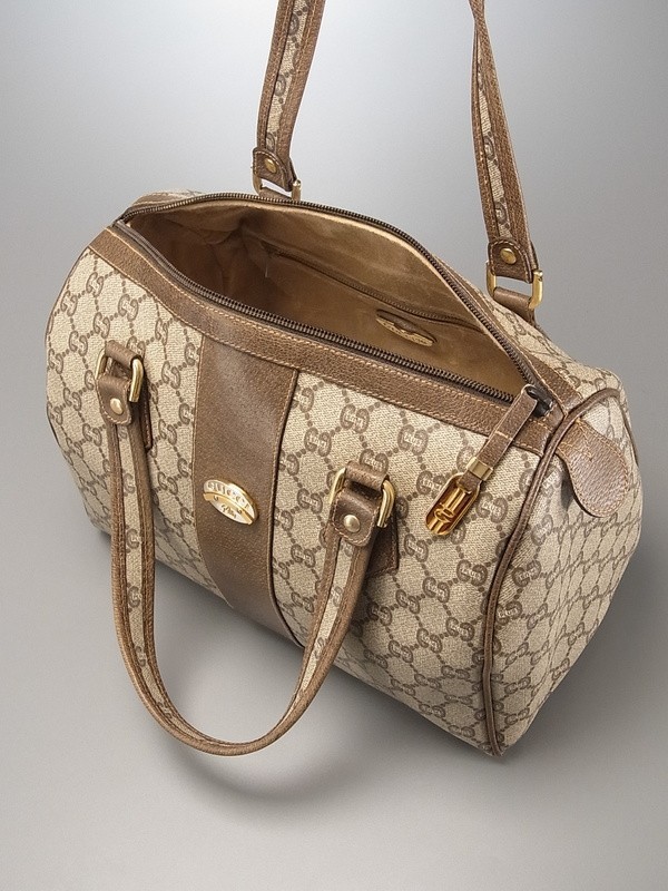 TD6826*オールドグッチ/GUCCI Plus/グッチプラス*GG柄 ミニボストン