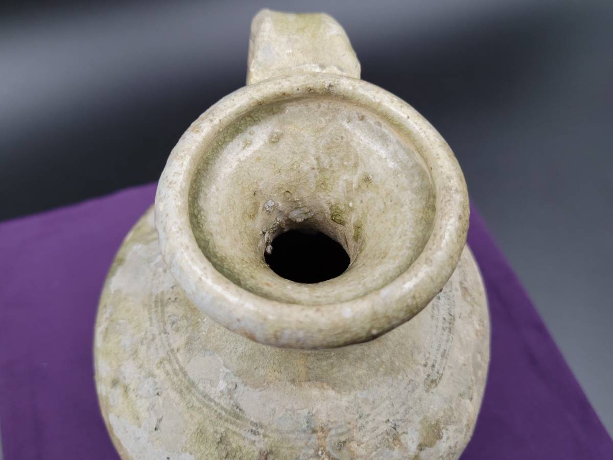 古瀬戸 水注 鎌倉時代～室町時代初期（時代保証） （古備前、金重陶陽 