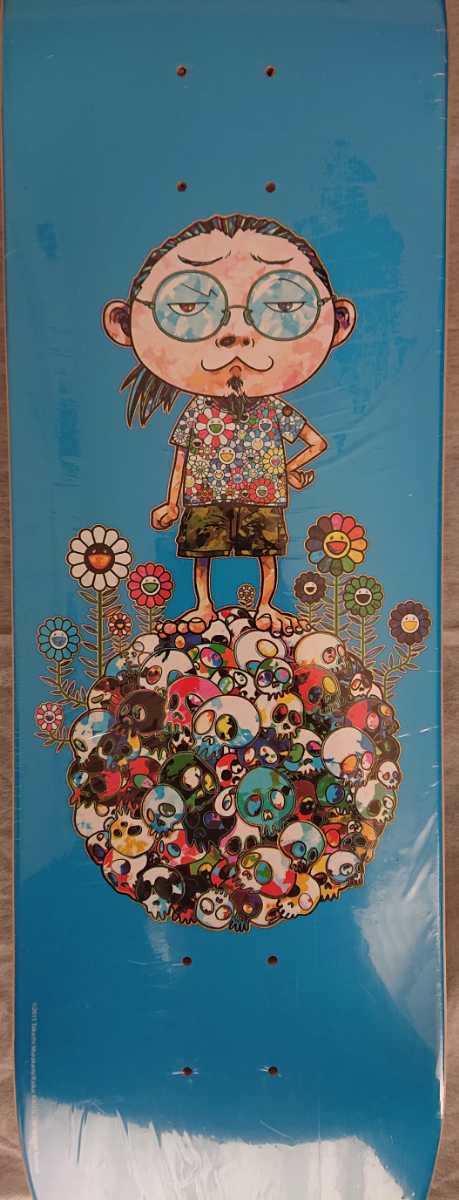 新品 村上隆 VANS Vault Skulls Skateboard Deck フラワー ドクロ
