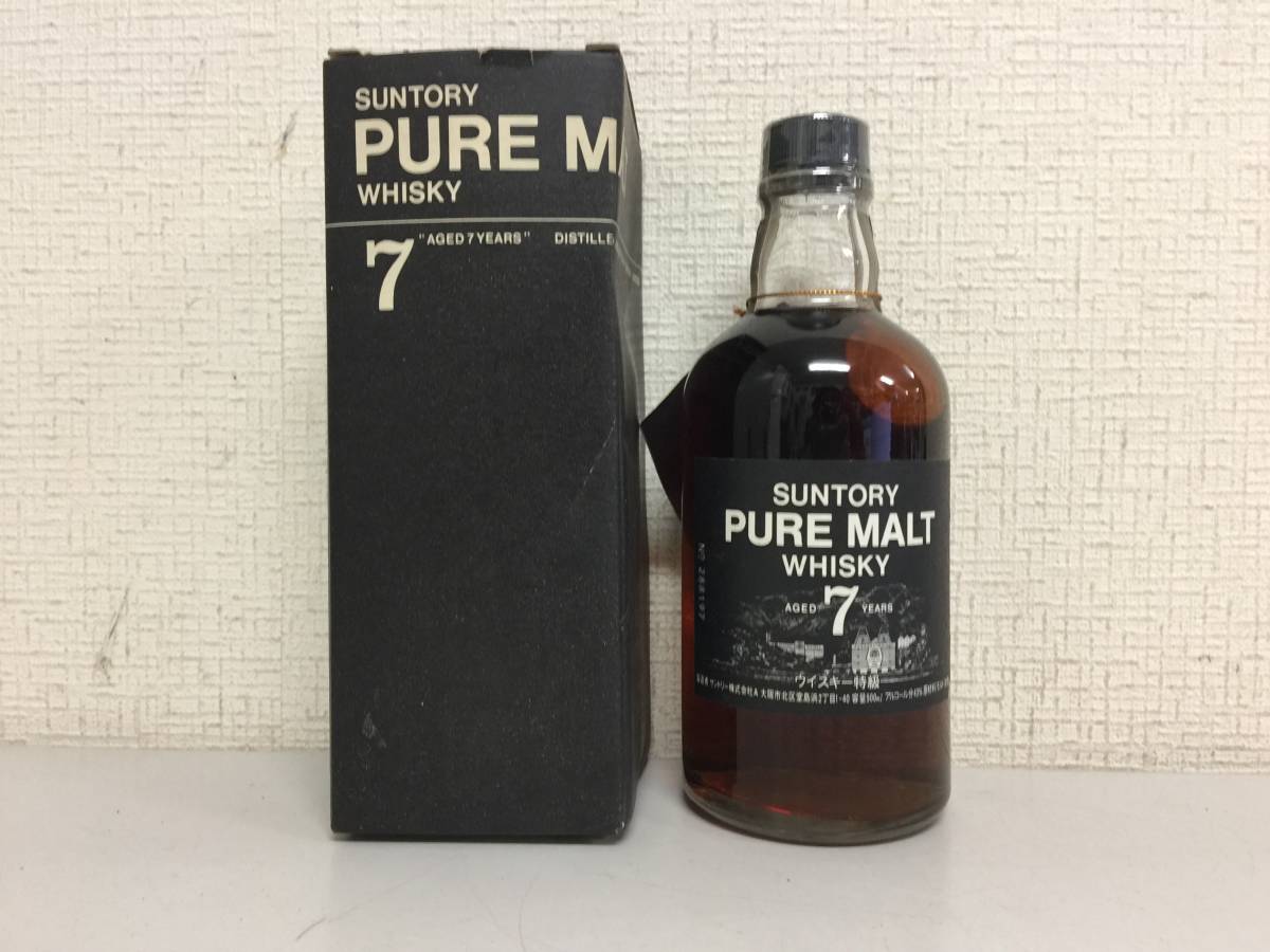 古酒 SUNTORY PURE MALT AGED 7 YEARS WHISKY サントリー ピュアモルト 