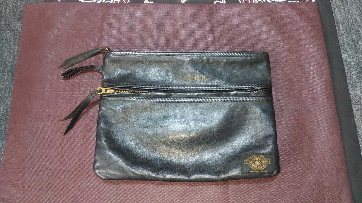 ウエストライド クラッチバッグ M ホースレザー 検）トロフィー  