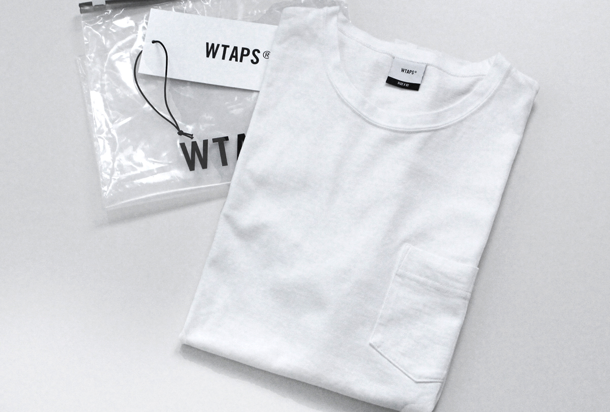 WTAPS ◇20SS BLANK SS 01 ポケット Tシャツ 白 M (袋/下げ札付き 