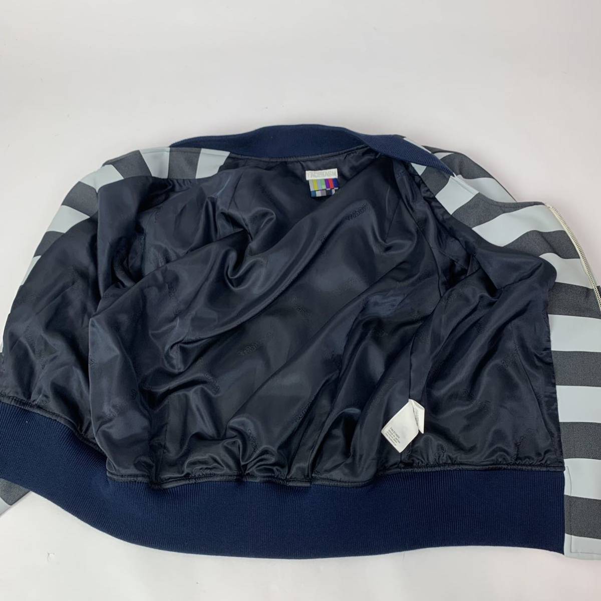 FACETASM ファセッタズム ジャケット ブルゾン ノーカラー ボーダー 
