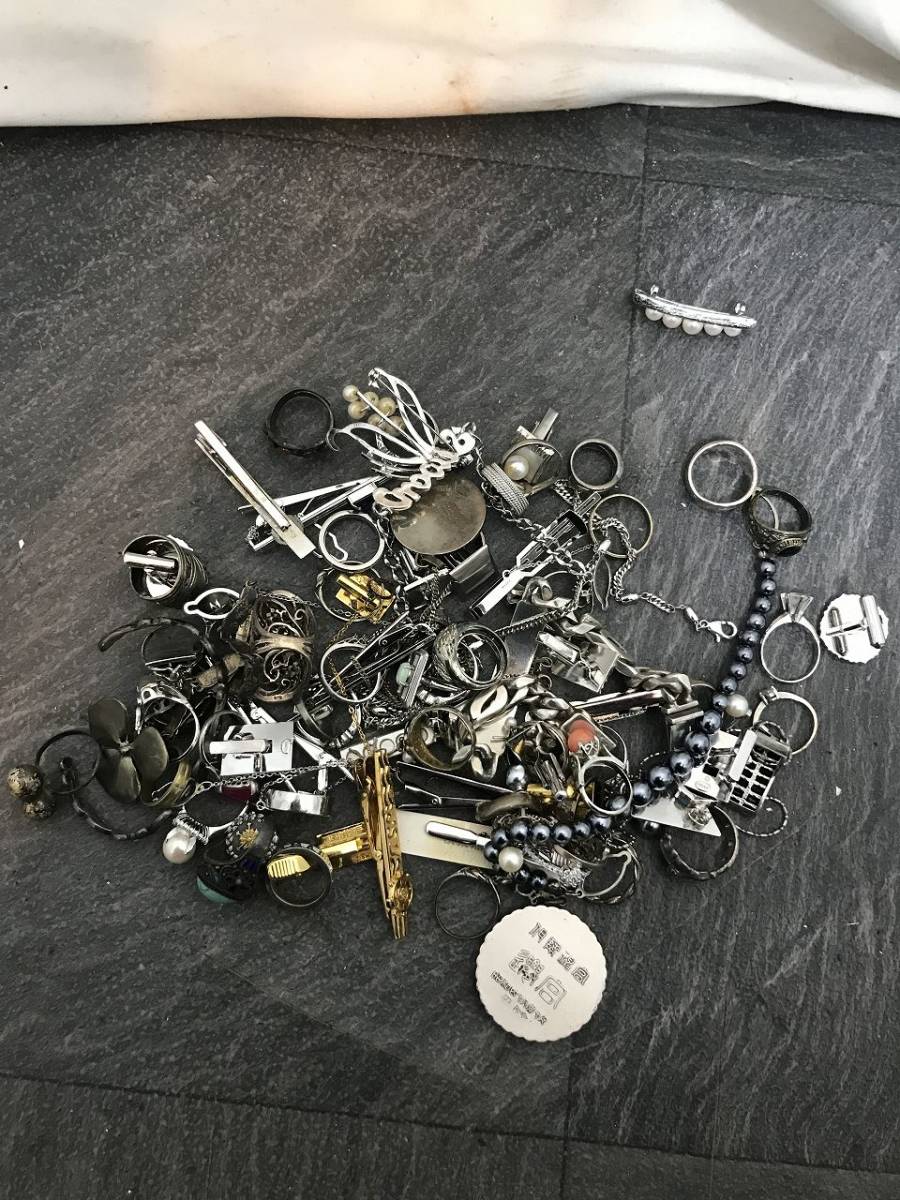  レア シルバー silver 純銀 925 リング パール イヤリング カフス タイピン 他 大量 まとめ 現状品 アクセサリー 約517ｇ(ネックレス、ペンダント)｜売買されたオークション情報、yahooの商品情報 その他