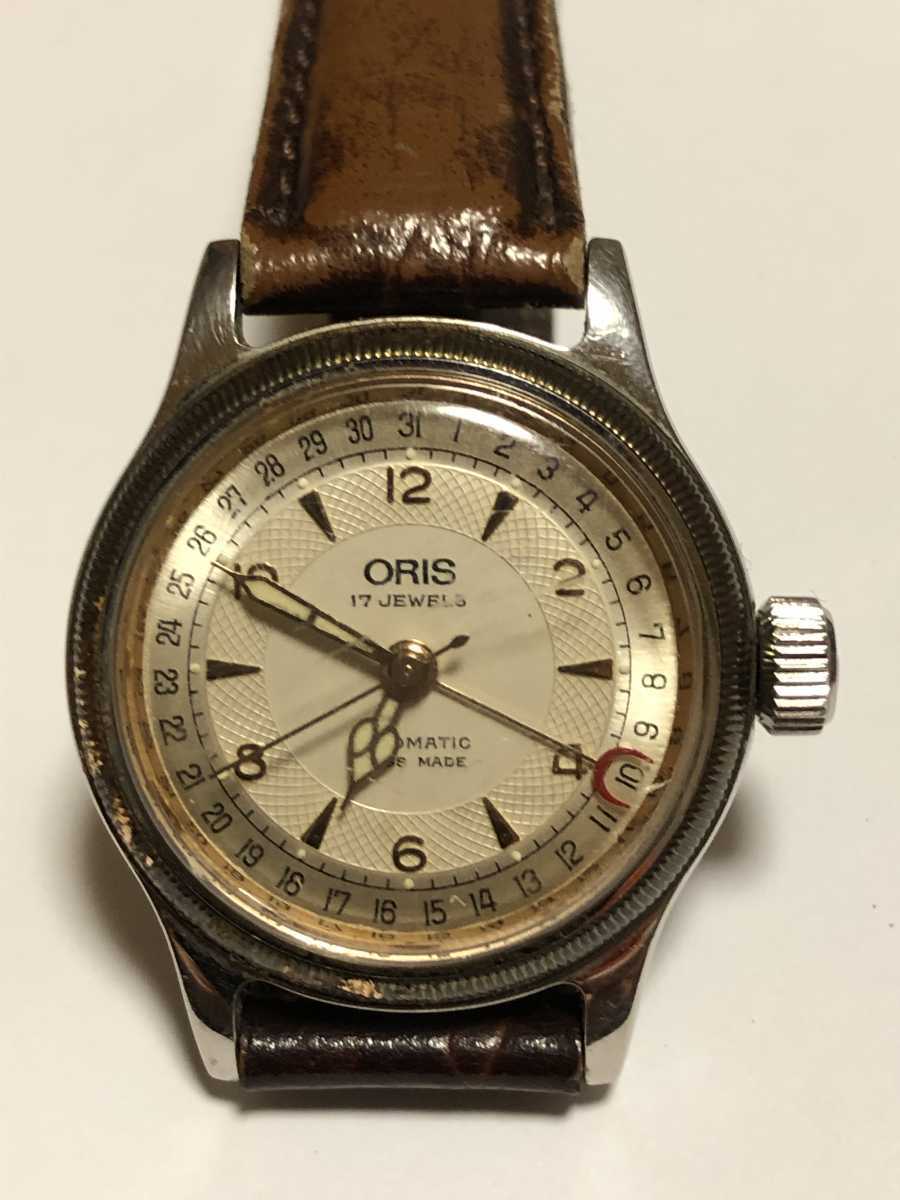  1000円スタート ORIS オリス ポインターデイト 裏スケ 7400C 自動巻き/現状稼働品(オリス)｜売買されたオークション情報、yahooの商品情報をアーカイブ公開 - オークファン オリス