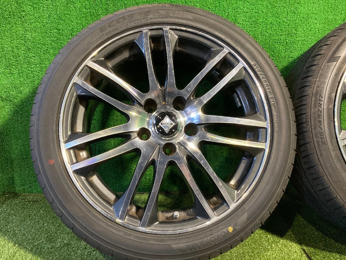 ◇ WEDS ライツレー X7 アルミホイール 17インチ タイヤ 4本 215/45R17 