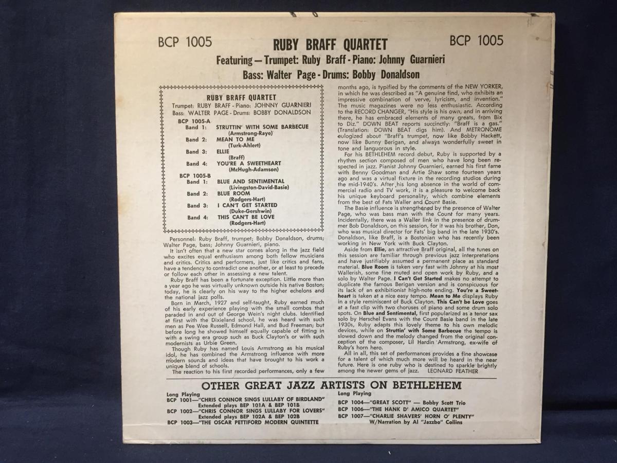 Ruby Braff - ⁄ | RUBY WAXPEND (LP) BRAFF Quartet – .com Music Two