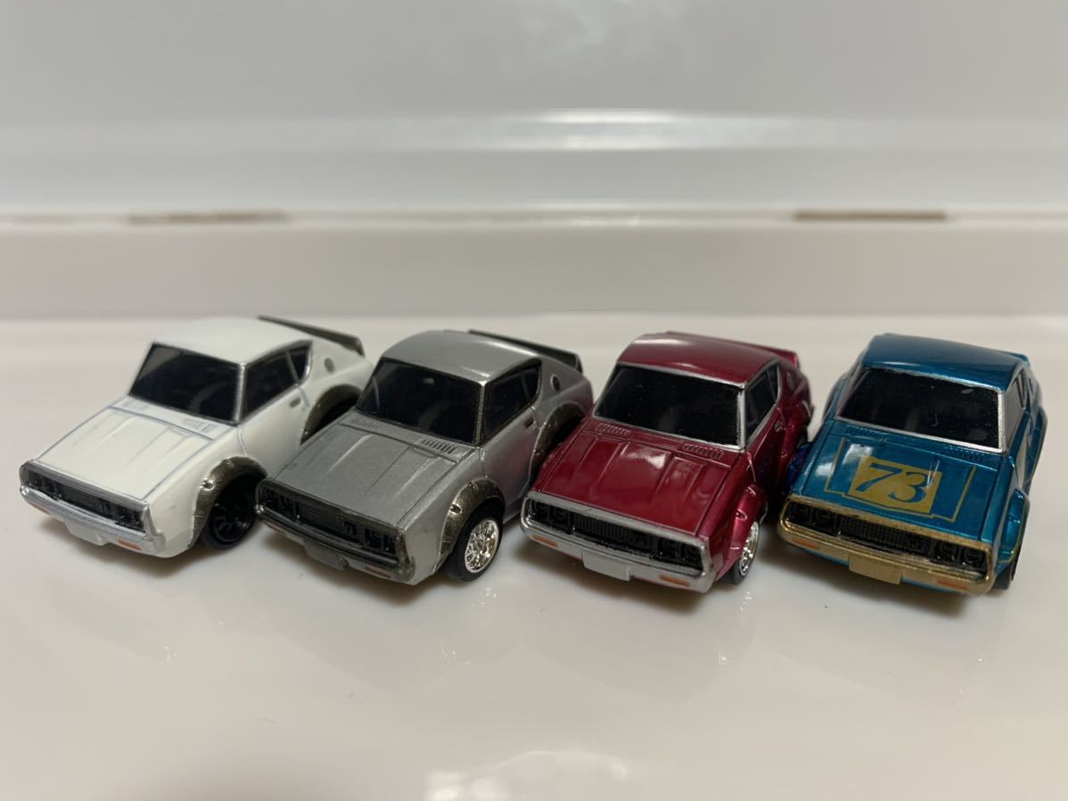 ちびっこチョロQ 日産 スカイラインGT-R(KPGC110) 4台セット (チョロQ