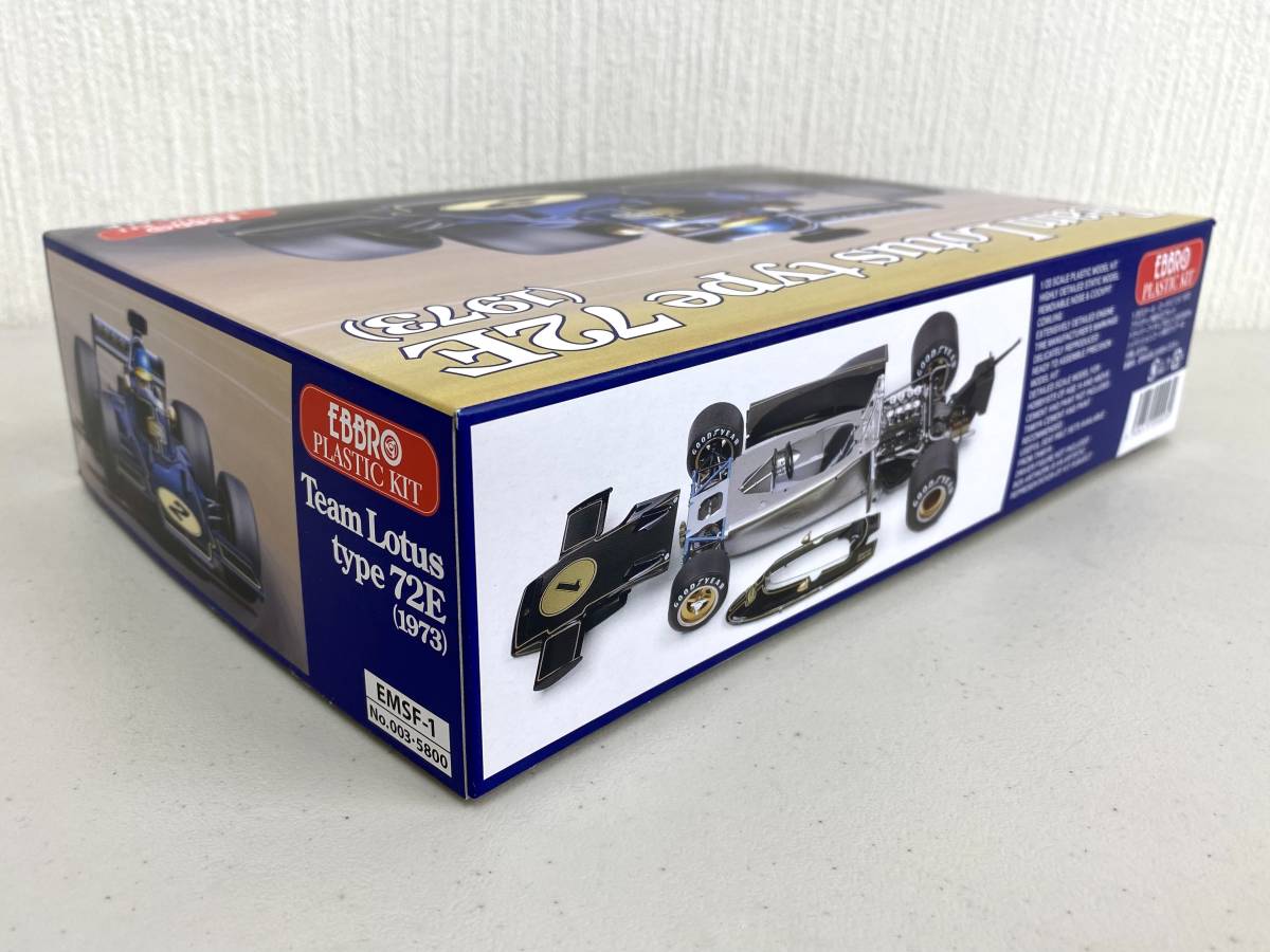 絶版・未使用＞ EBBRO エブロ 1/20 プラモデル Team Lotus Type 72E 