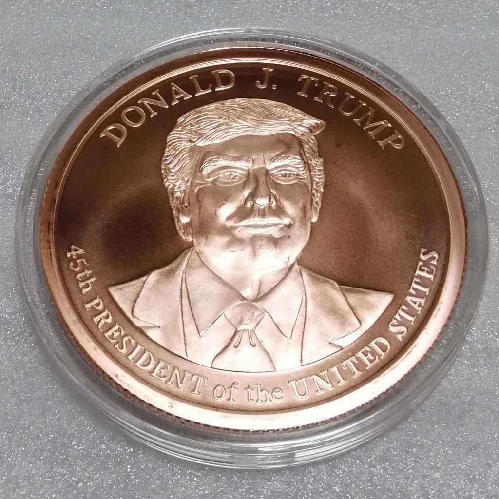 5オンス トランプ 第45代 大統領 銅 ラウンド 純銅 アイテム2 ,重量5