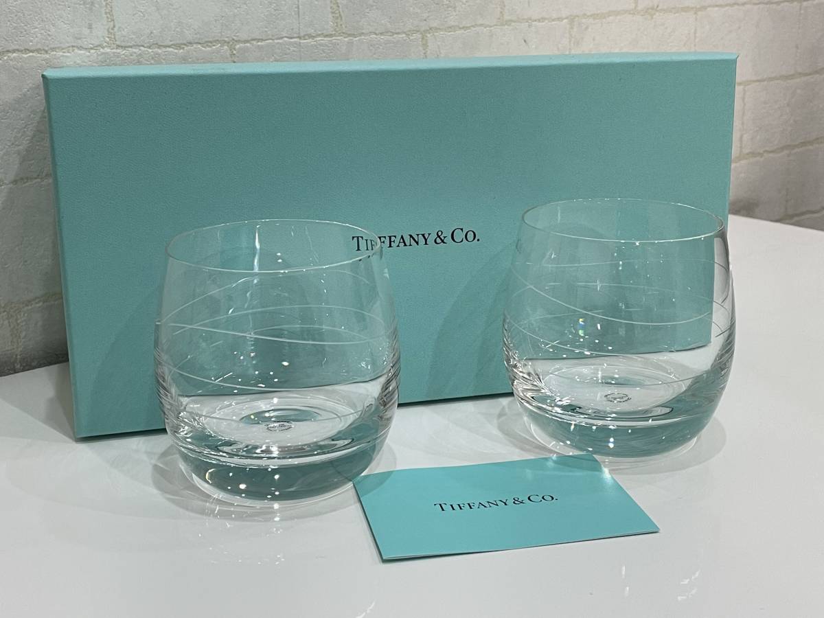 【送料無料，HOT】 TIFFANY＆Co. ティファニー カデンツ グラス タンブラー ロックグラス ペア 2客(ティファニー)｜売買されたオークション情報、yahooの商品情報をアーカイブ公開 - オークファン ティファニー