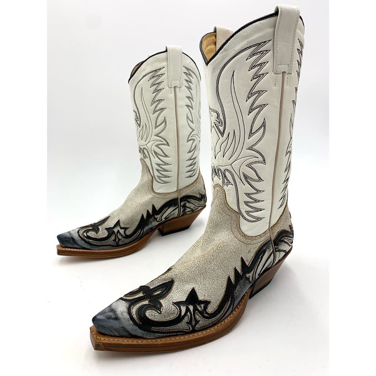 D @ 日本製 [激シブ!!ブランド靴] SENDRA センドラ 2597C 刺繍デザイン 