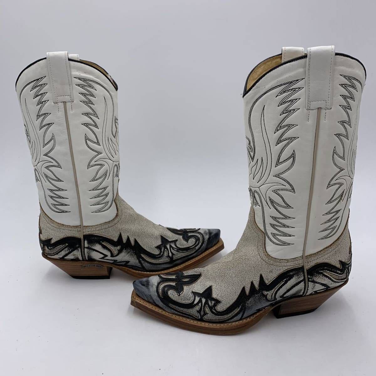 D @ 日本製 [激シブ!!ブランド靴] SENDRA センドラ 2597C 刺繍デザイン 