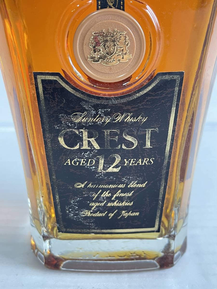 その他 Crest 12 Years Aged Whiskey 750ml SM0401-159I Suntory Whisky CREST 12年 700ml 43％ サントリー