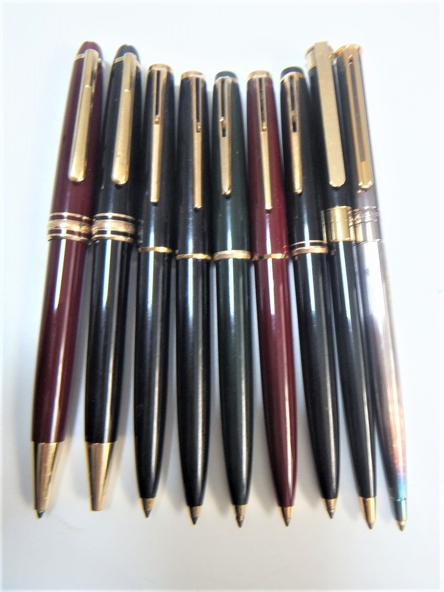 1円～ おたからや★B0125-15　MONTBLANC モンブラン ボールペン マイスターシュティック/ノブレス/No.28/No.38/他 計9点おまとめ 筆記用具
