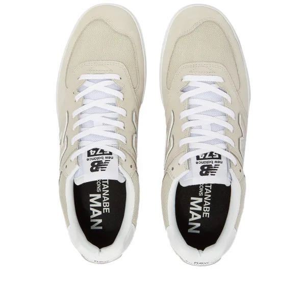 新品 NEW BALANCE x eYe COMME des GARCONS JUNYA WATANABE スニーカー US7 (25.0cm) ベージュ 正規品 ニューバランス コムデギャルソン des COMME eYe &amp; Beige アイコムデギャルソンジュンヤワタナベマン