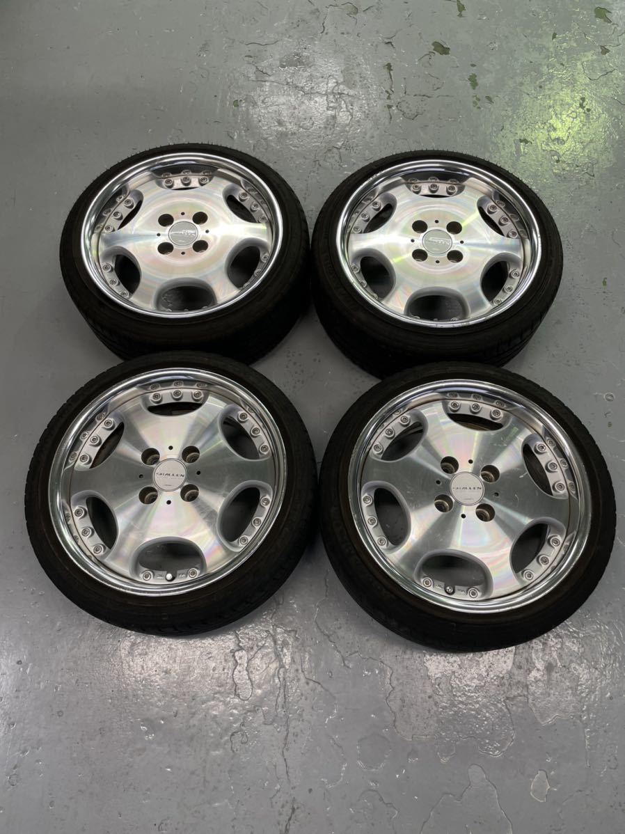 AME SHALLEN シャレン PCD100 15インチ 6.5J +38 165/45R15 4本セット 