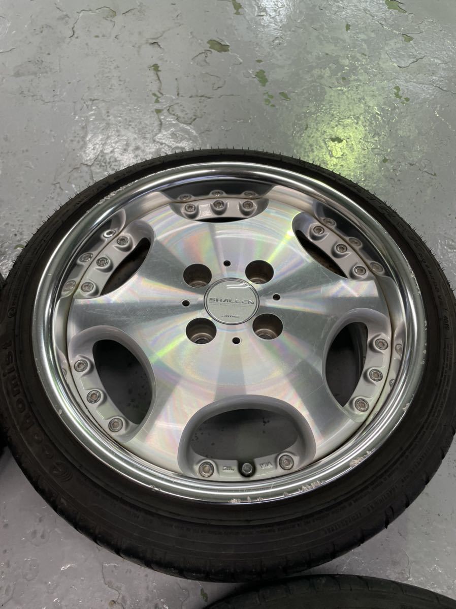 AME SHALLEN シャレン PCD100 15インチ 6.5J +38 165/45R15 4本セット 