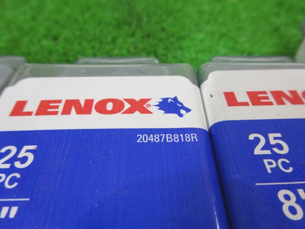 レノックス セーバーソーブレード LENOX k未使用品LENOX セーバーソーブレート 25枚 k【未使用品】LENOX レノックス　20487B818R　セーバーソーブレート　203mm　25枚入×5ケースまとめてセット 領収書対応
