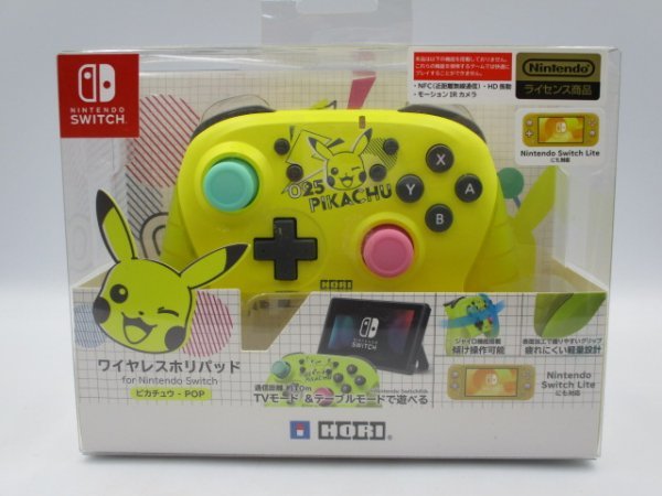 【本物保証，人気セール】 品 ワイヤレスホリパッド for Nintendo Switch ピカチュウ - POP / ニンテンドースイッチ対応 LPPB-B11-M64(ニンテンドースイッチアクセサリー)｜売買されたオークション情報、yahooの商品情報をアーカ ニンテンドースイッチアクセサリー
