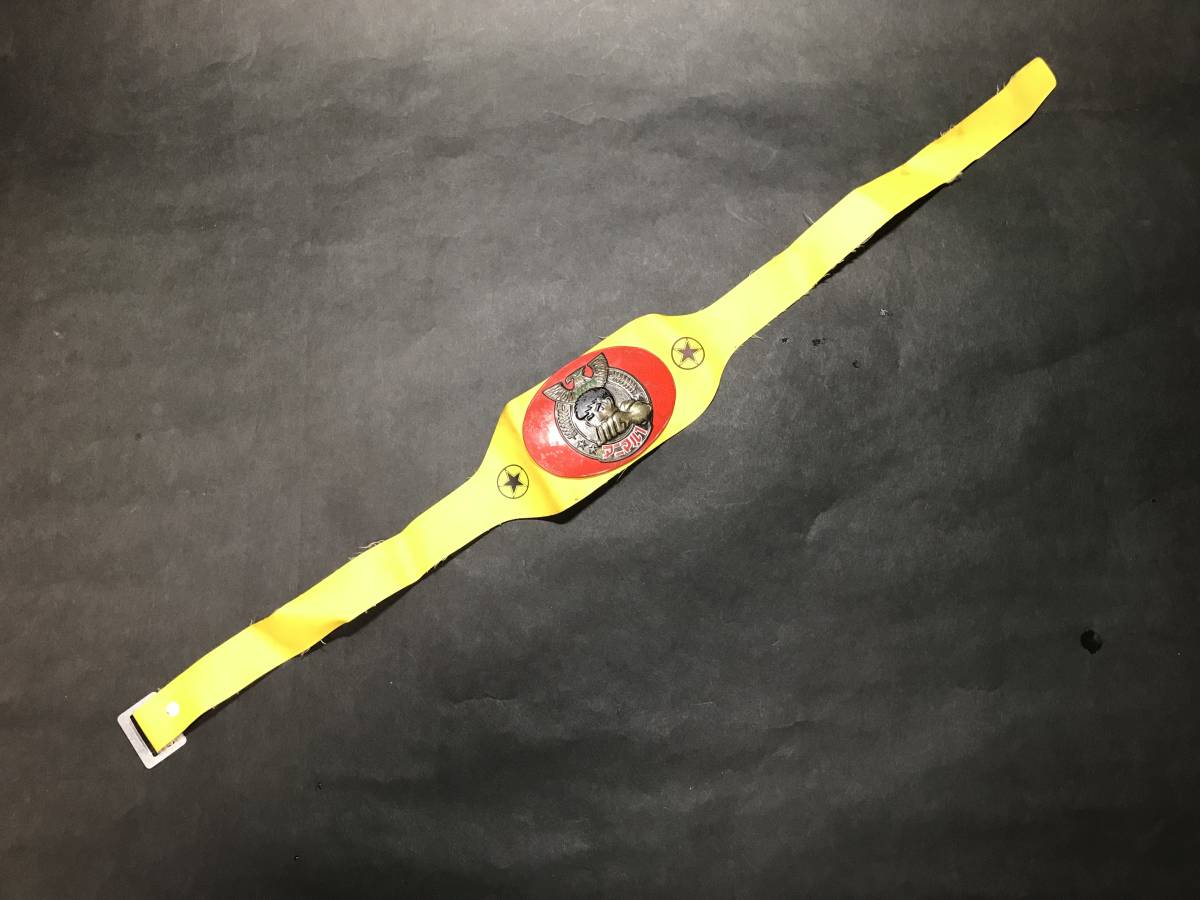超レア☆昭和レトロ ロッテ アニマル1☆チャンピオンベルト ガム 景品