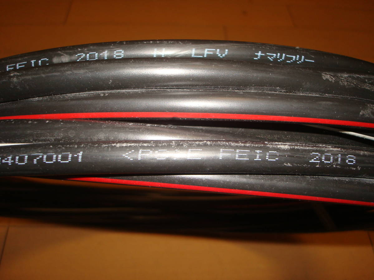 未使用 YAZAKI ヤザキ VVFケーブル 100m 灰 2×2.0mm 製造2022年10月 